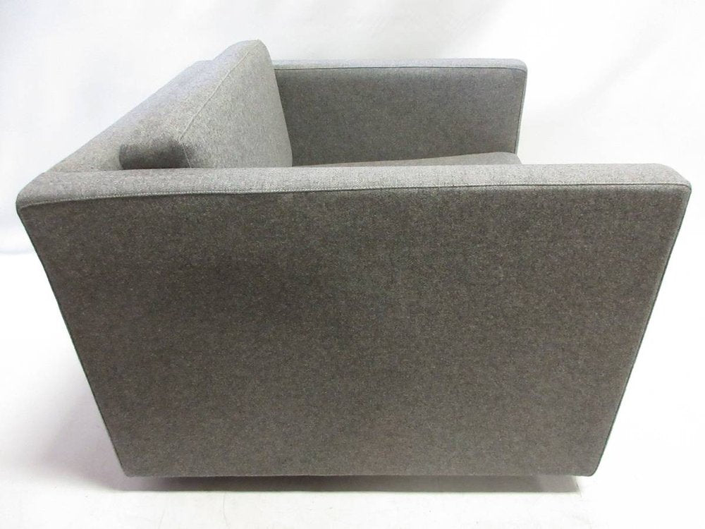 Knoll Pfister Lounge Chair in Grey Wool - Bygone Icons