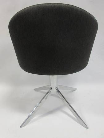 Teknion Zones Swivel Club Chair in Grey - Bygone Icons