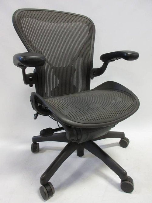 Herman Miller Aeron Chair with Posturefit, Size B - Bygone Icons