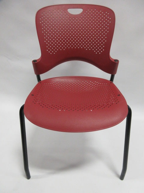 Herman Miller Caper Chair in Red with Plastic Seat