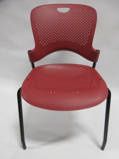 Herman Miller Caper Chair in Red with Plastic Seat