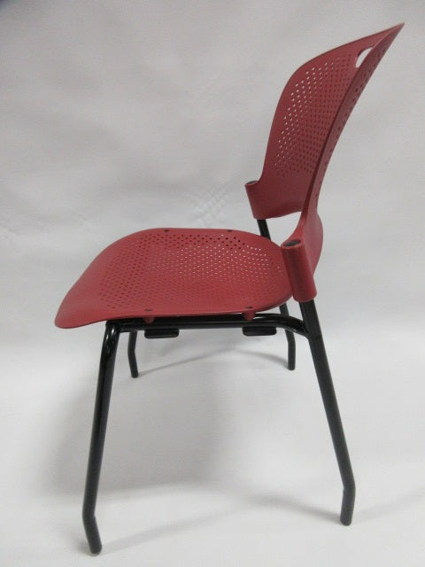 Herman Miller Caper Chair in Red with Plastic Seat