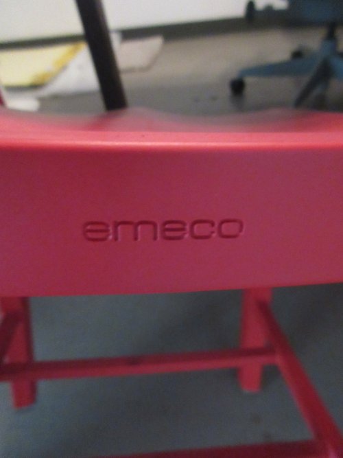 Emeco 111 Navy Chair in Red (Original) - Bygone Icons