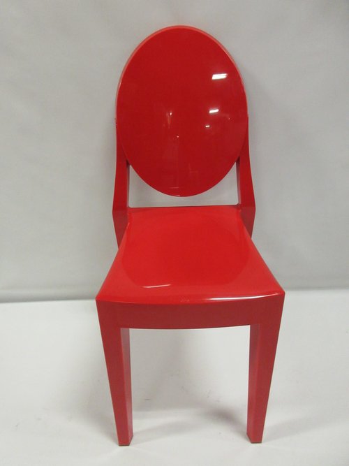 Kartell Victoria Chair in Red - Bygone Icons