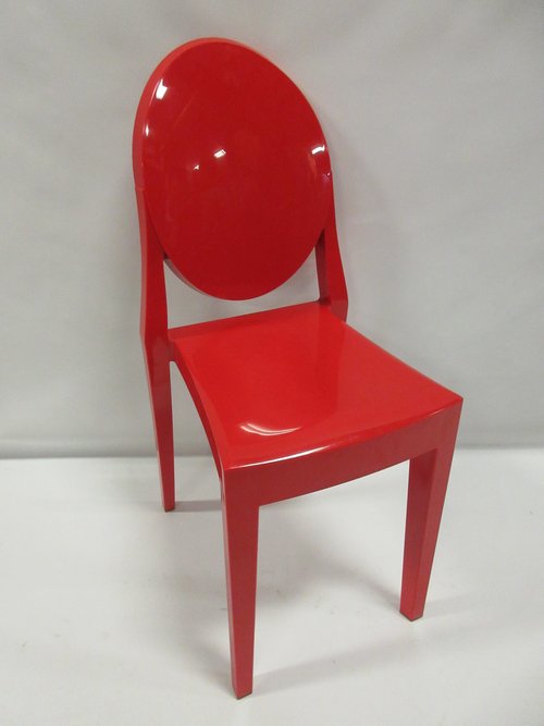 Kartell Victoria Chair in Red - Bygone Icons