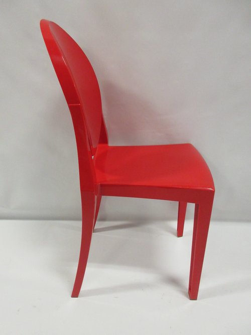 Kartell Victoria Chair in Red - Bygone Icons