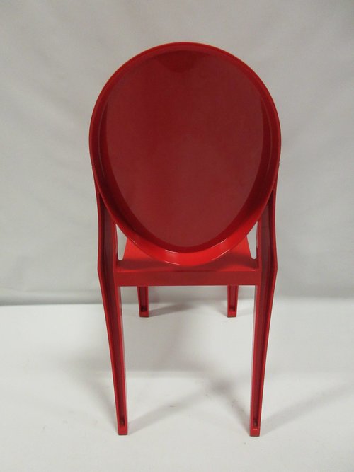 Kartell Victoria Chair in Red - Bygone Icons