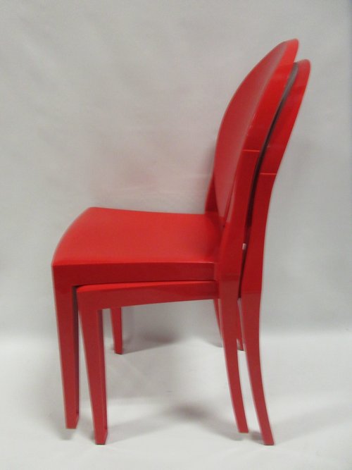 Kartell Victoria Chair in Red - Bygone Icons