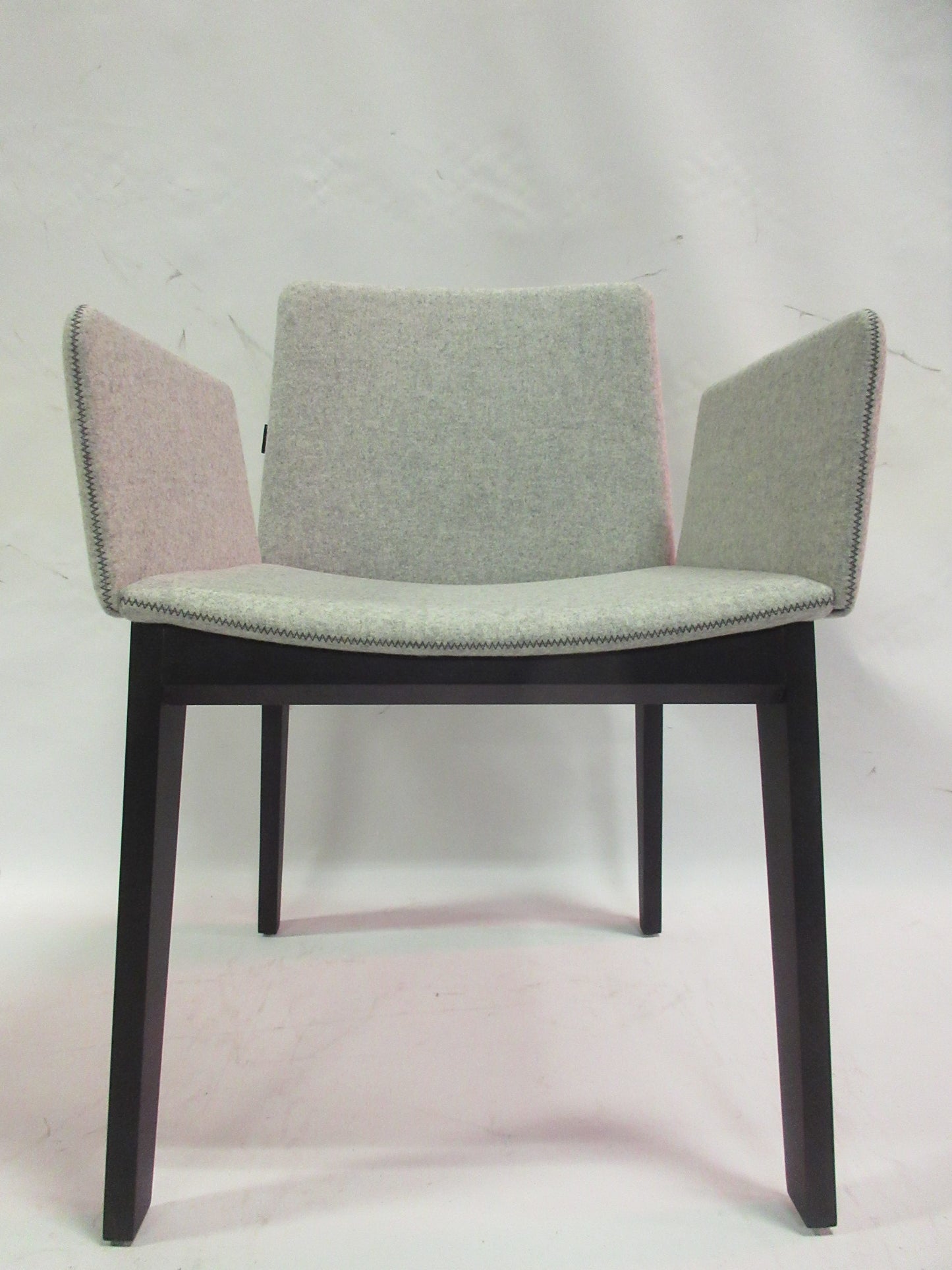 Capdell Ava Armchair in Light Grey Fabric with Dark Frame (New in Box)