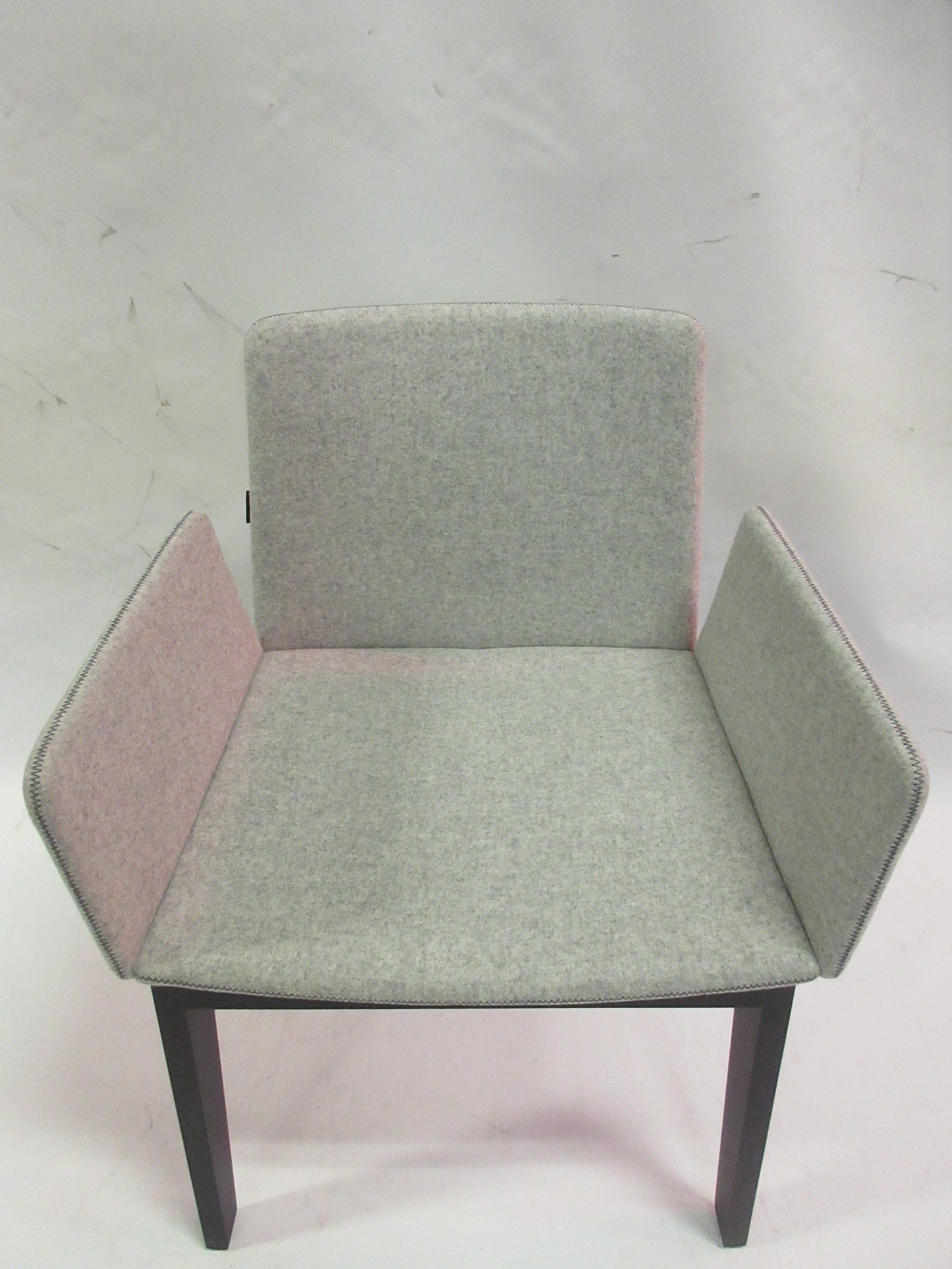 Capdell Ava Armchair in Light Grey Fabric with Dark Frame (New in Box)