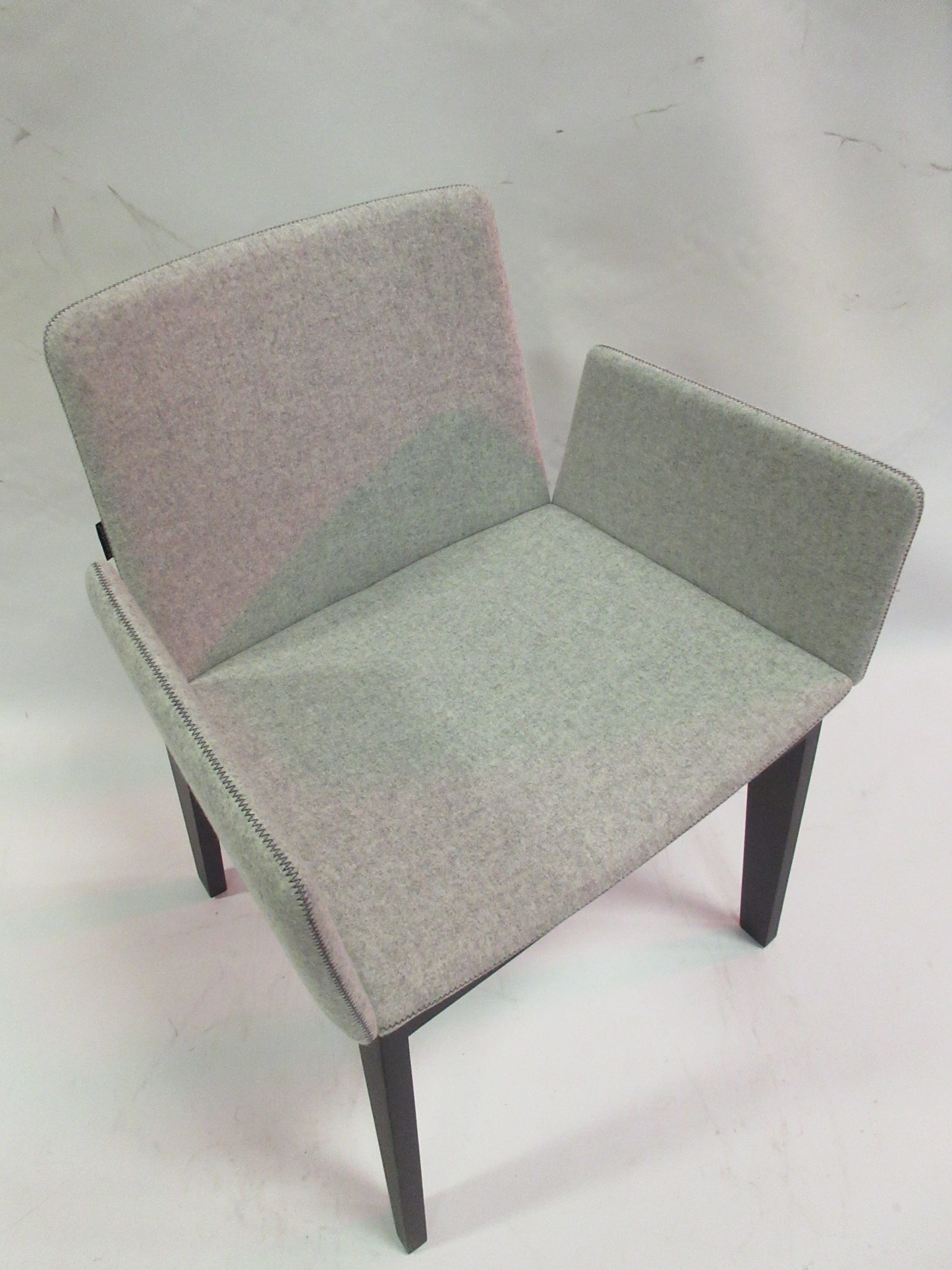 Capdell Ava Armchair in Light Grey Fabric with Dark Frame (New in Box)