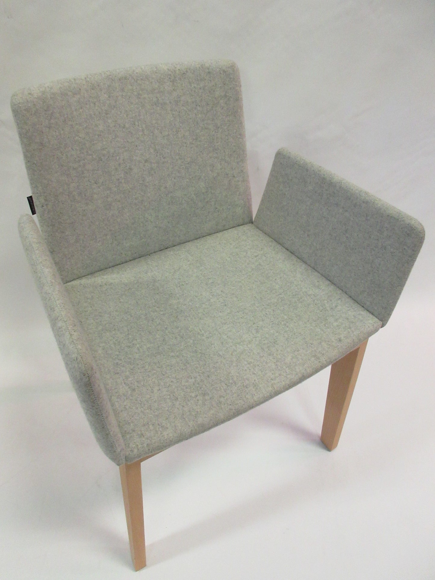 Capdell Ava Armchair in Light Grey Fabric with Light Frame (New in Box)