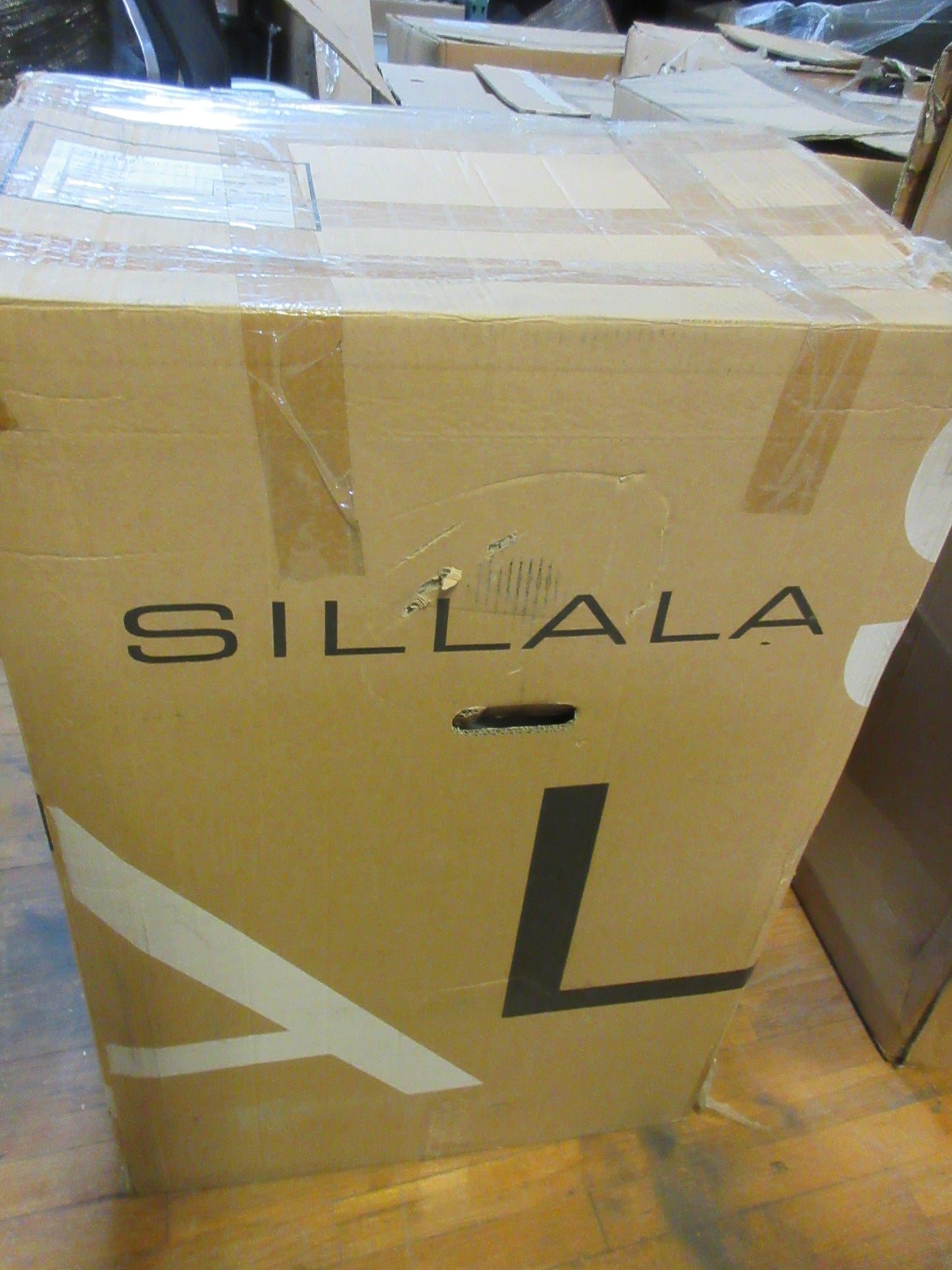 Capdell Ava Armchair in Light Grey Fabric with Light Frame (New in Box)