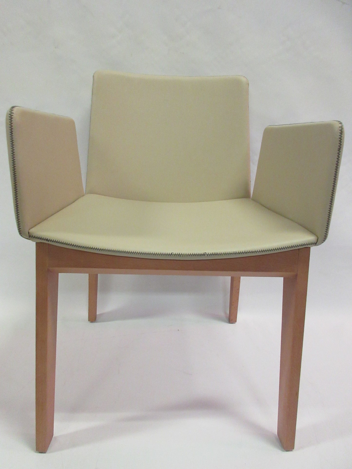 Capdell Ava Armchair in Beige Fabric with Light Frame (New in Box)