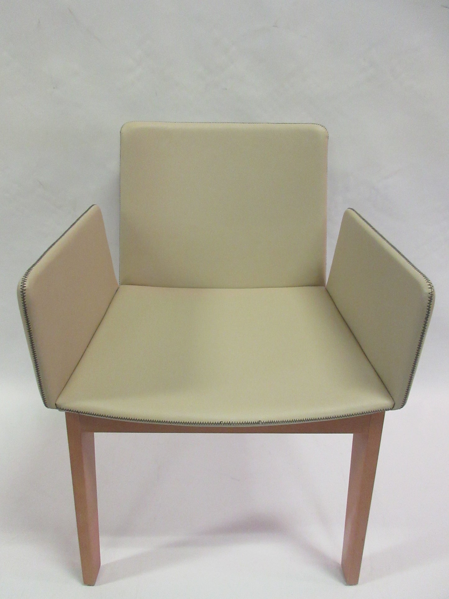 Capdell Ava Armchair in Beige Fabric with Light Frame (New in Box)
