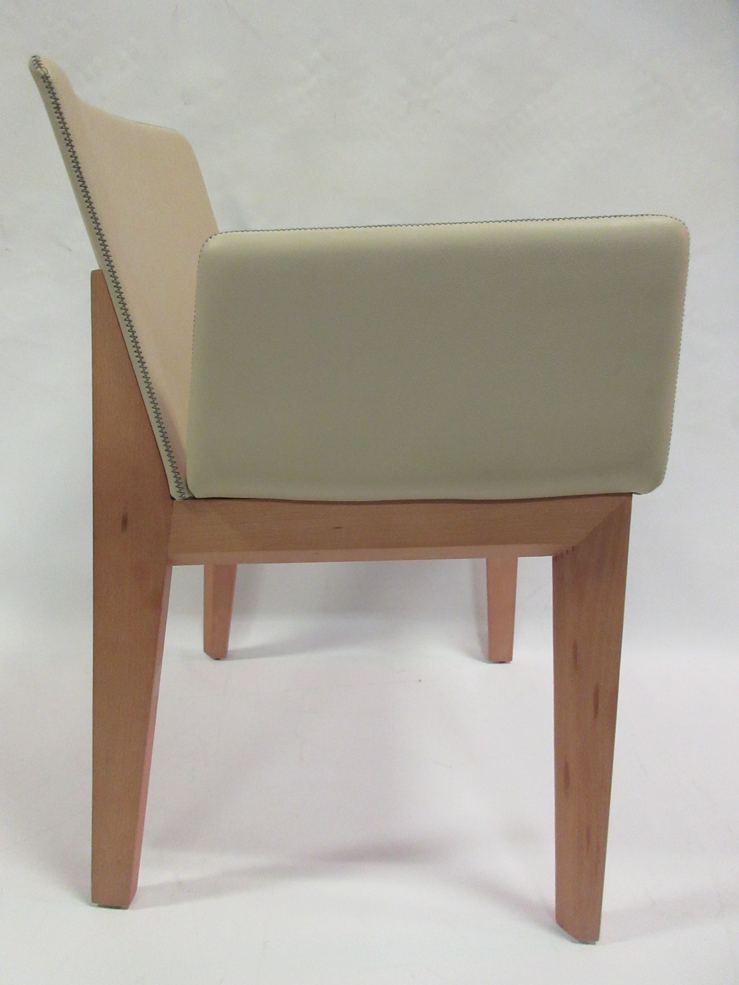 Capdell Ava Armchair in Beige Fabric with Light Frame (New in Box)
