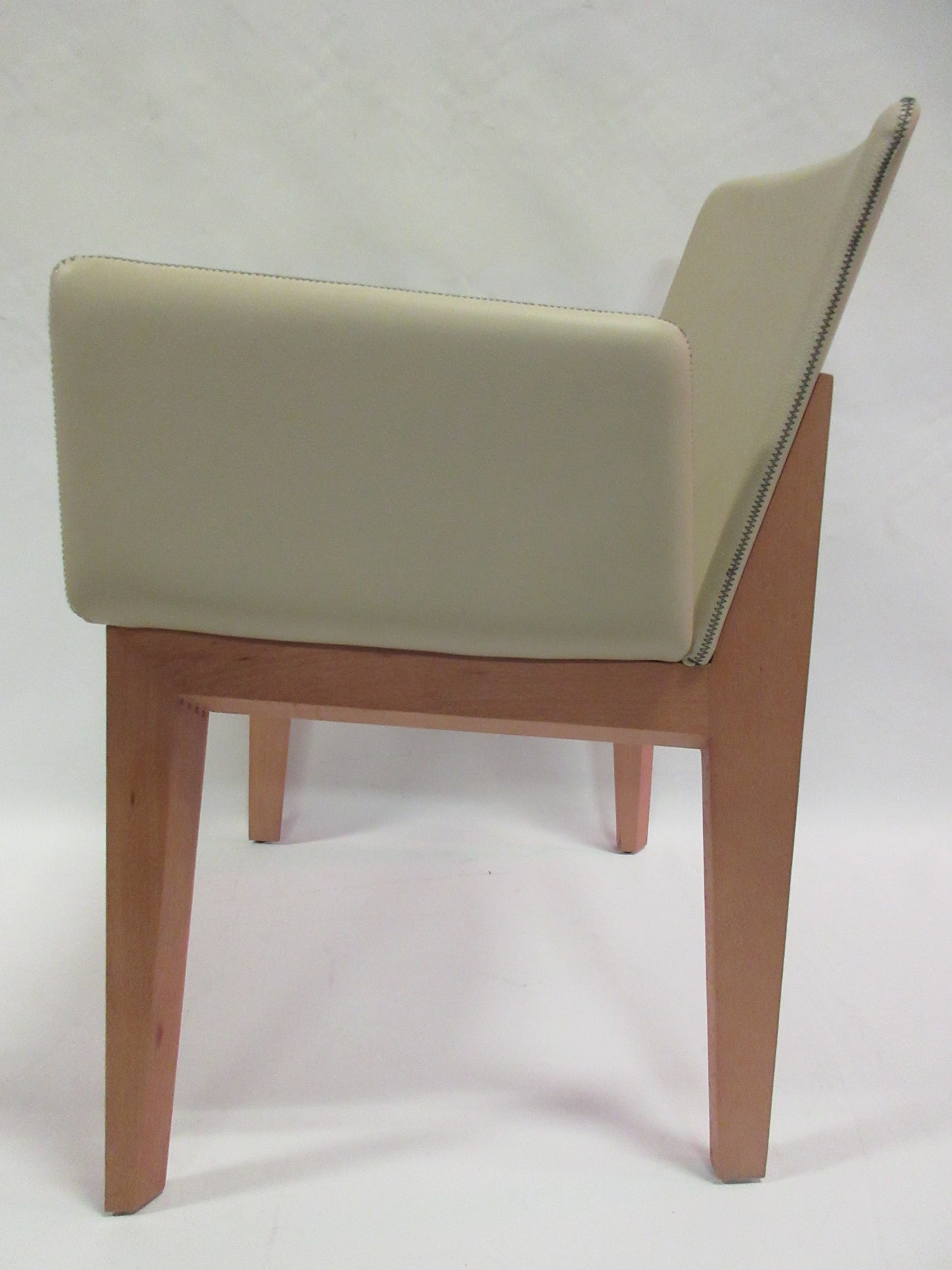 Capdell Ava Armchair in Beige Fabric with Light Frame (New in Box)