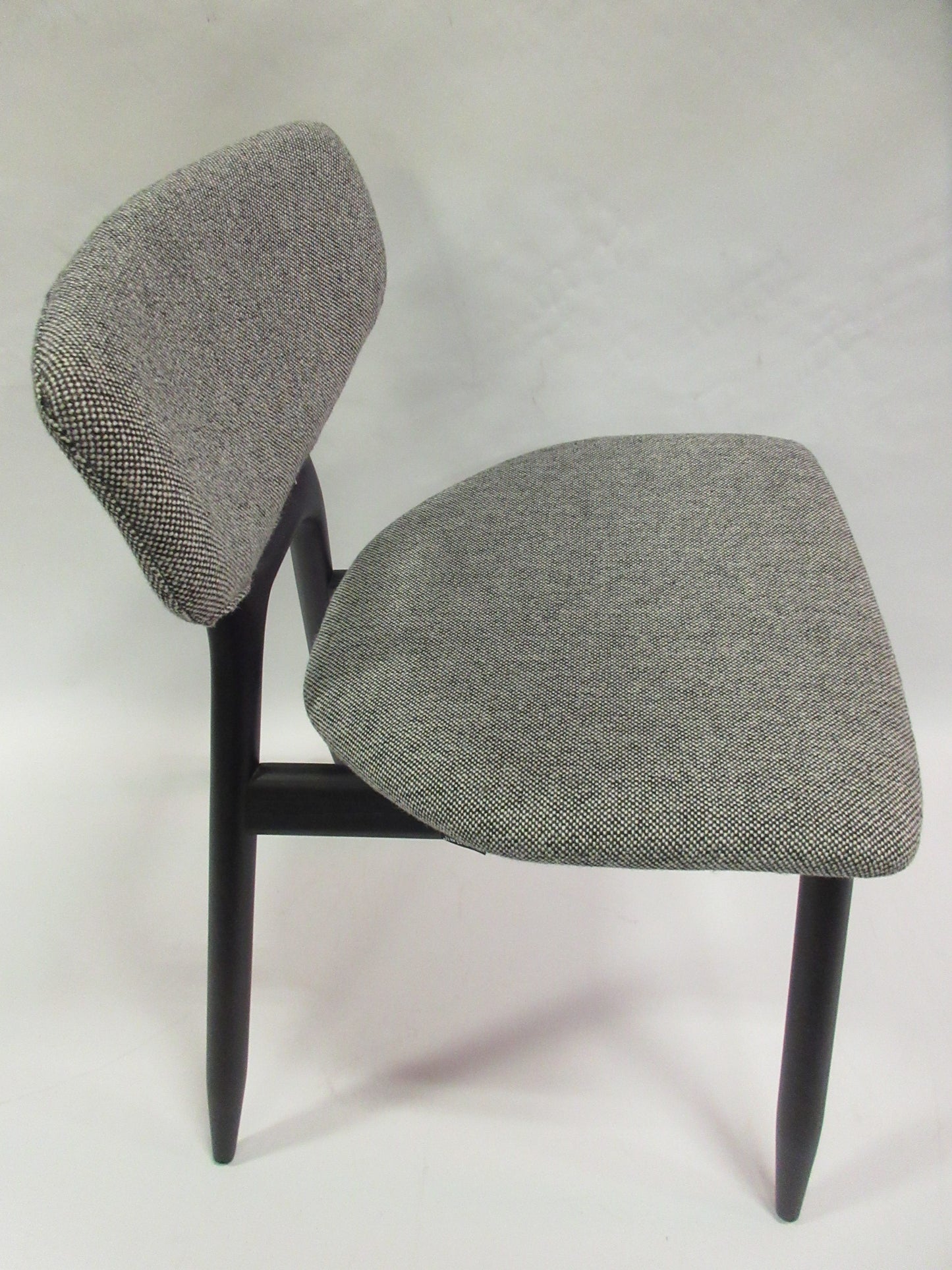 Capdell Eco Upholstered Side Chair in Grey Fabric - Single (New)