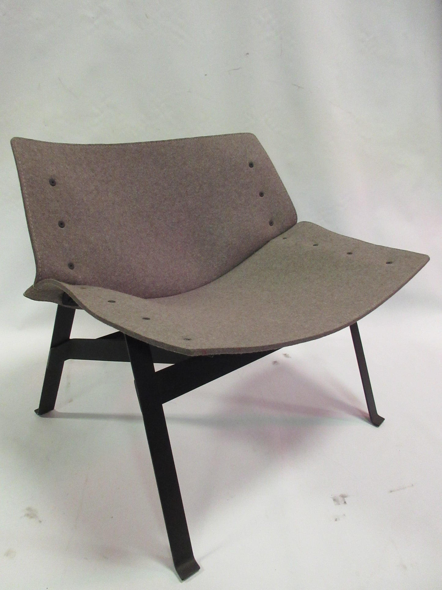 Capdell Felt Panel Lounge Chair (New) - Bygone Icons