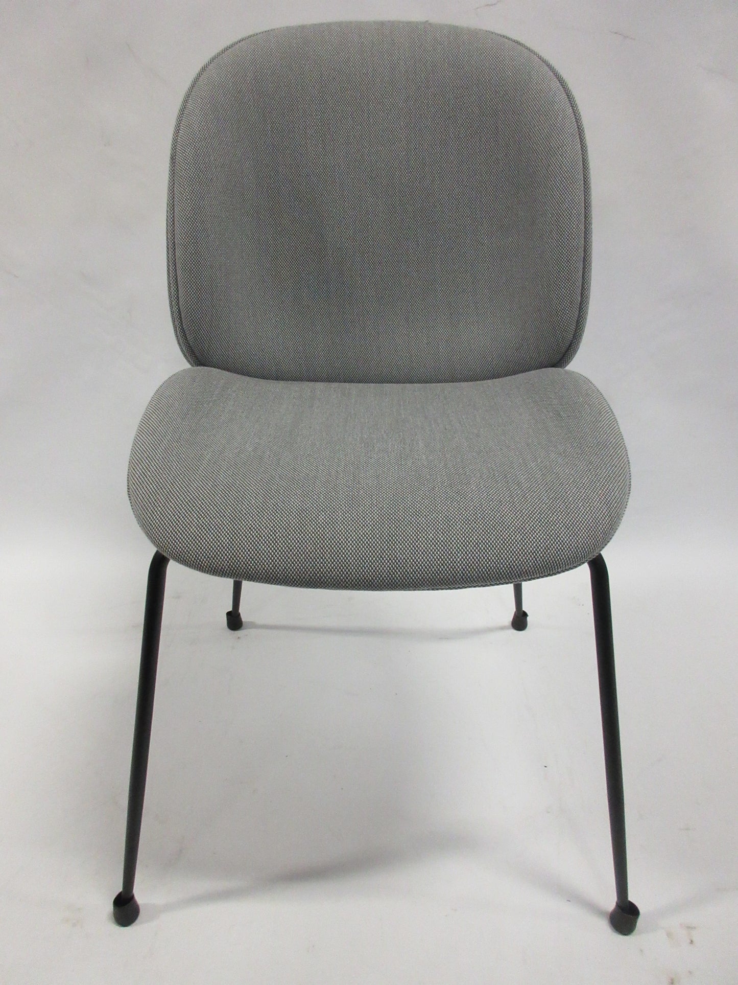 Gubi Beetle Fully Upholstered Dining Chair in Grey (Original, New)