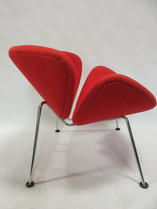 Artifort Orange Slice Chair in Red (Original) - Bygone Icons