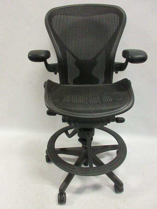 Herman Miller Aeron Drafting Stool - Bygone Icons