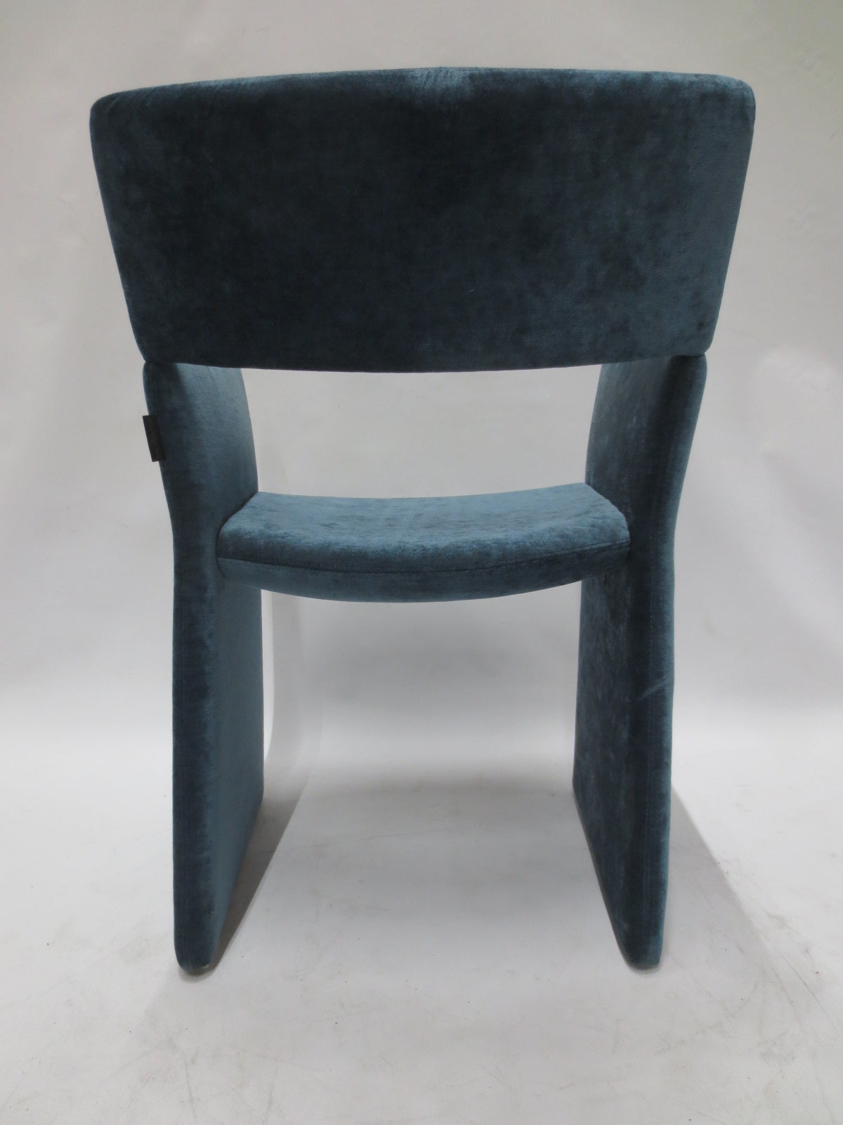 Massproductions Crown Armchair in Blue Velvet - Bygone Icons