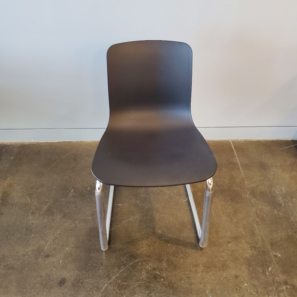 Vitra HAL Dining Chair with Cantilever Base in Black