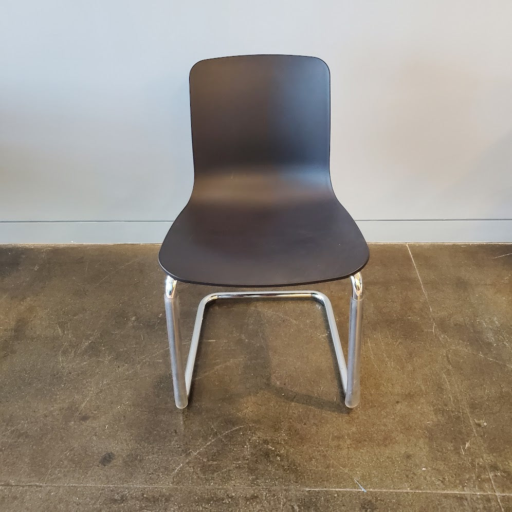 Vitra HAL Dining Chair with Cantilever Base in Black