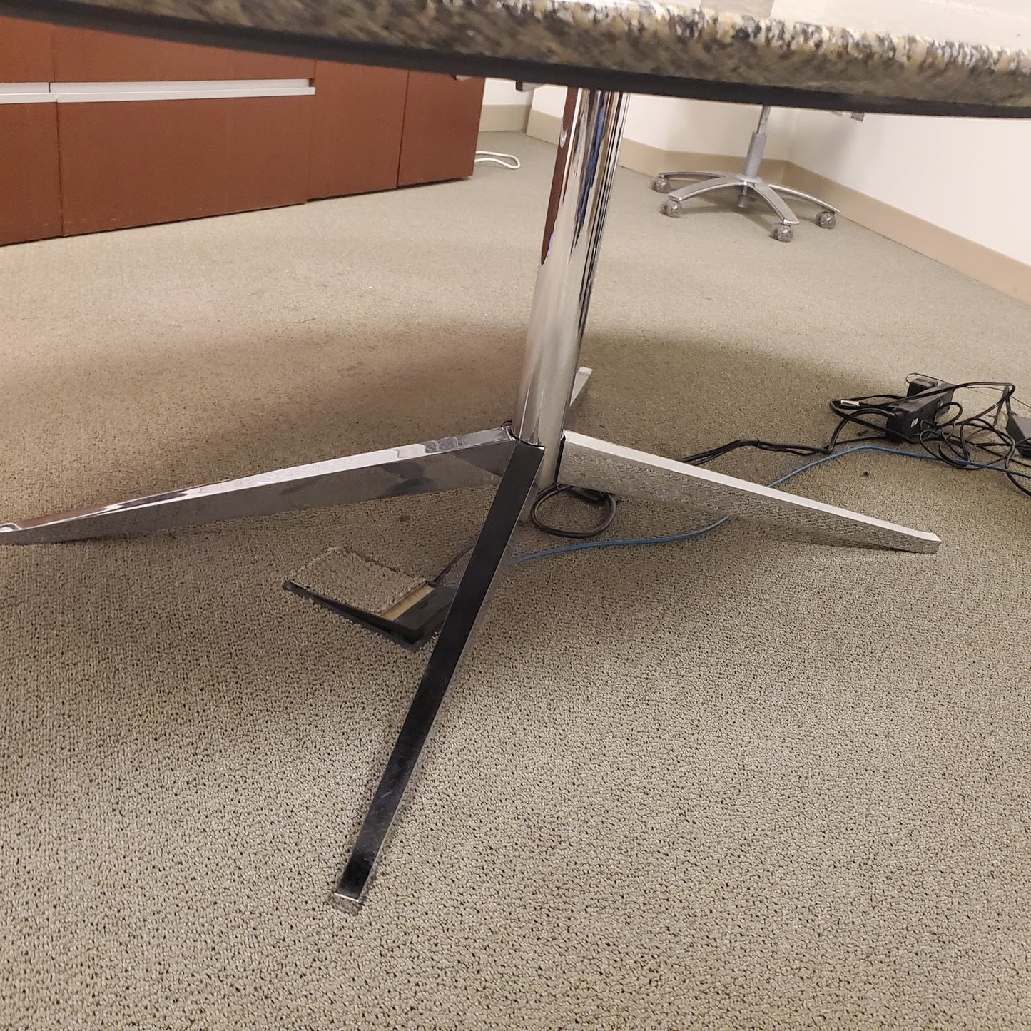 Florence Knoll 72-in Oval Marble Dining Table (Unmarked)
