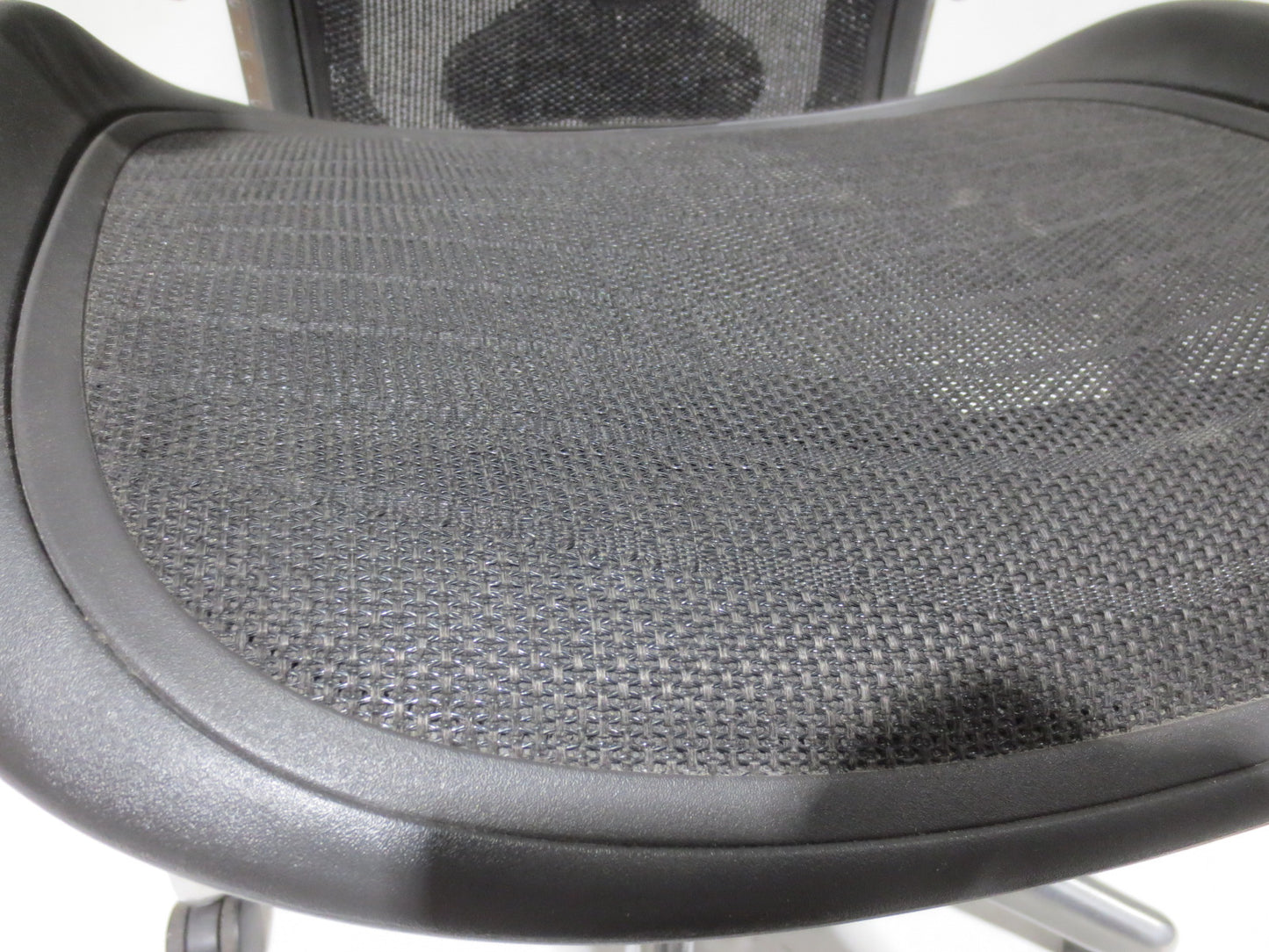 Herman Miller Classic Aeron Chair with Chrome Frame and Base, Size C with PostureFit