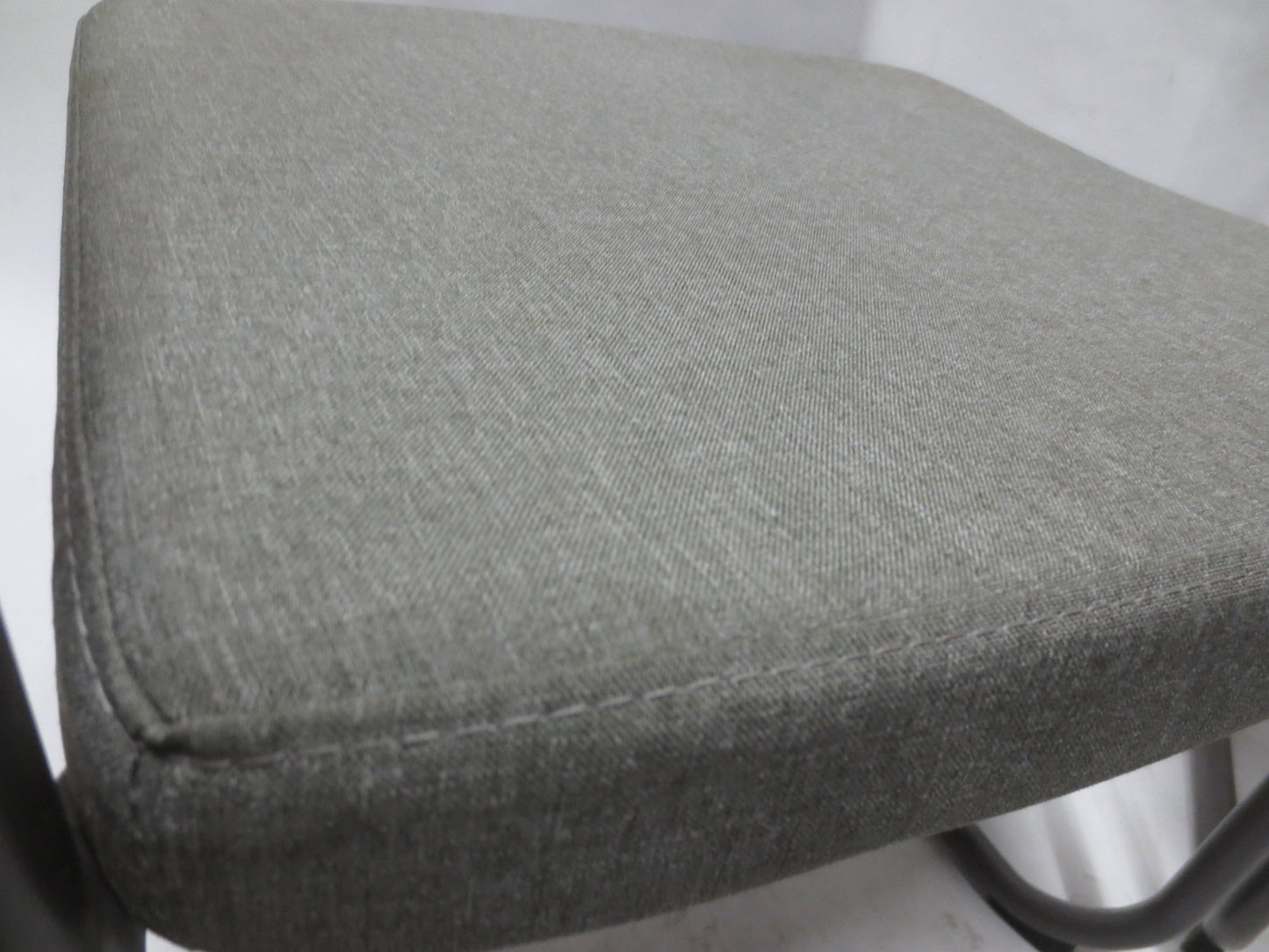 Knoll Moment Guest Chairs in Grey - A Pair