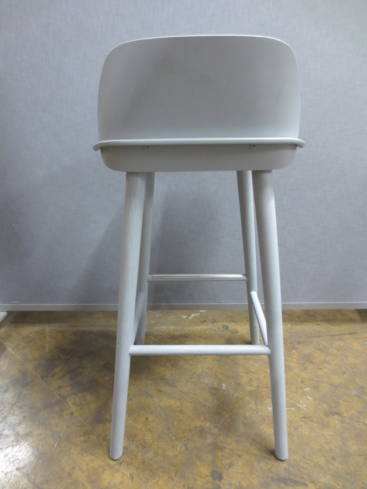 Muuto Nerd Bar Height Stool in Grey