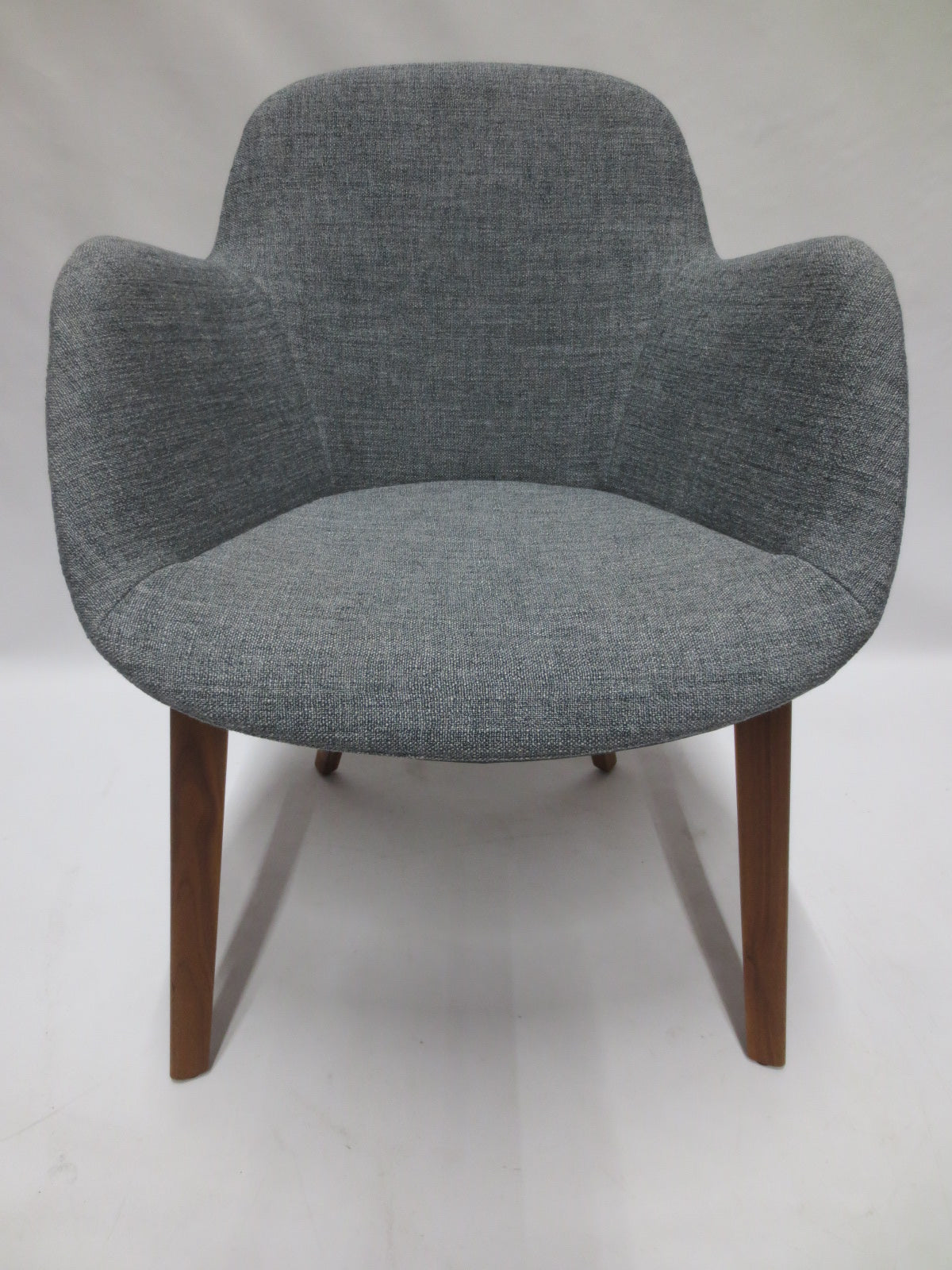 Walter Knoll Sheru Armchair in Grey Fabric - Single (New)