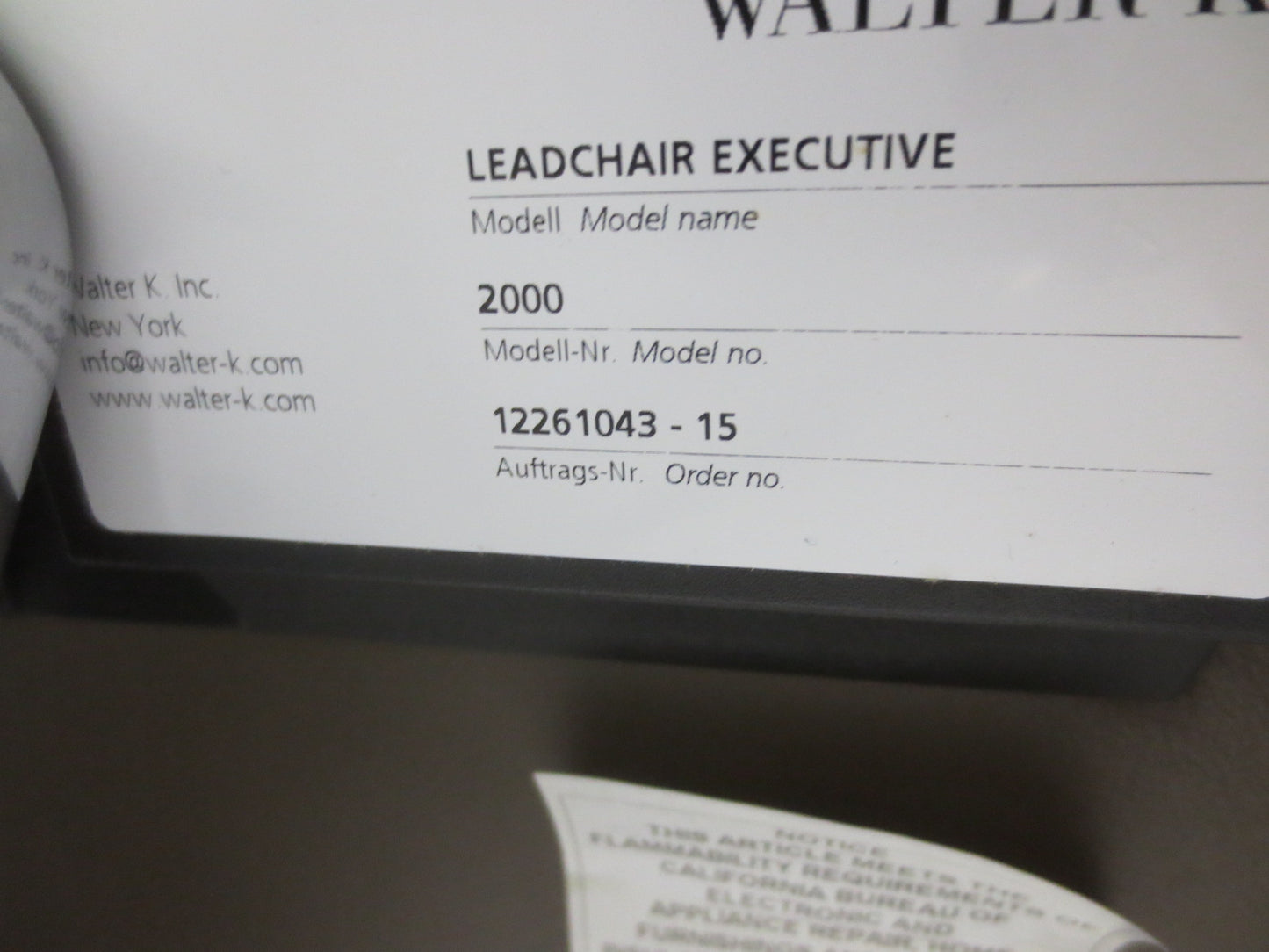 Walter Knoll Leadchair Executive High Back Office Chair in Khaki - Single (New)