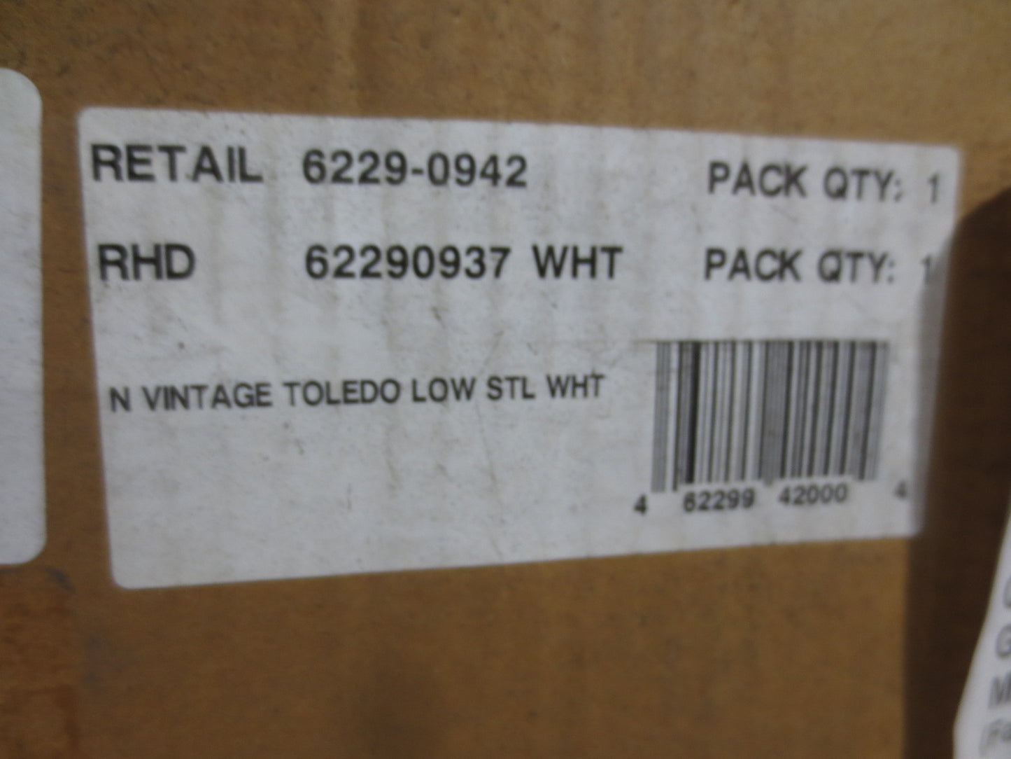 Restoration Hardware Vintage Toledo Low Stool (New in Box)