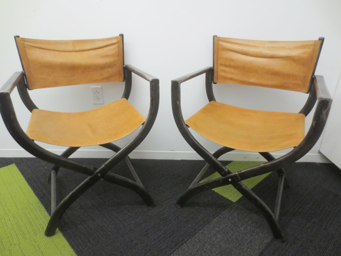 Restoration Hardware 1970s French Director's Chair - A Pair