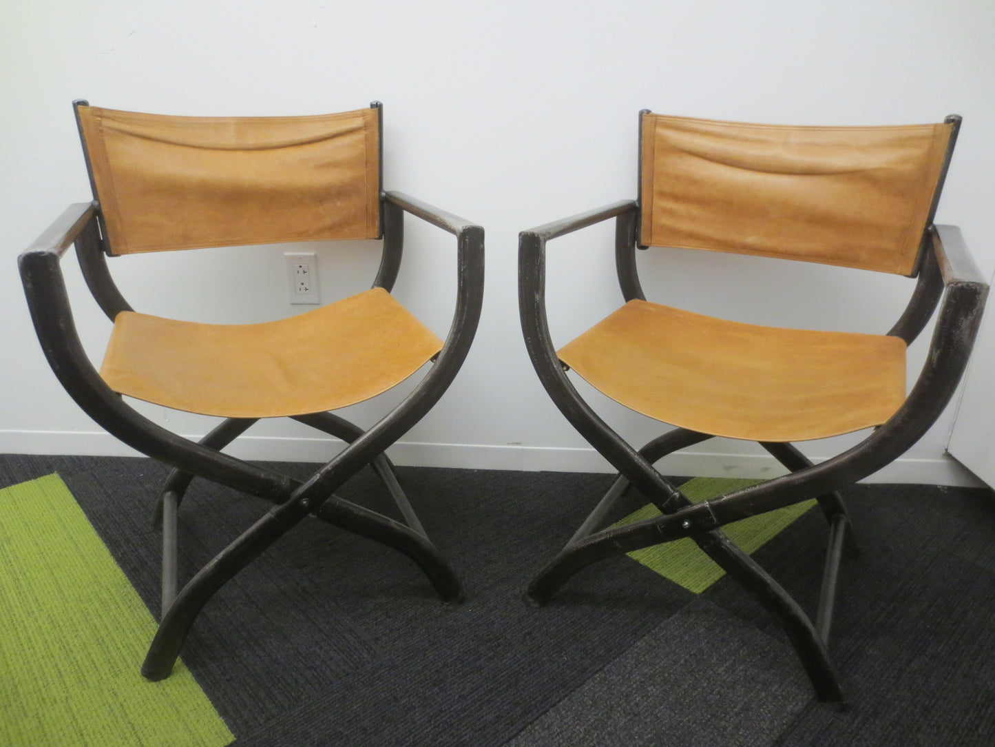 Restoration Hardware 1970s French Director's Chair - A Pair