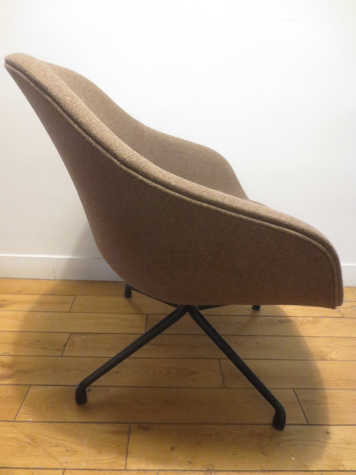 HAY About A Lounge Chair 81 in Grey-Brown Fabric, AAL81
