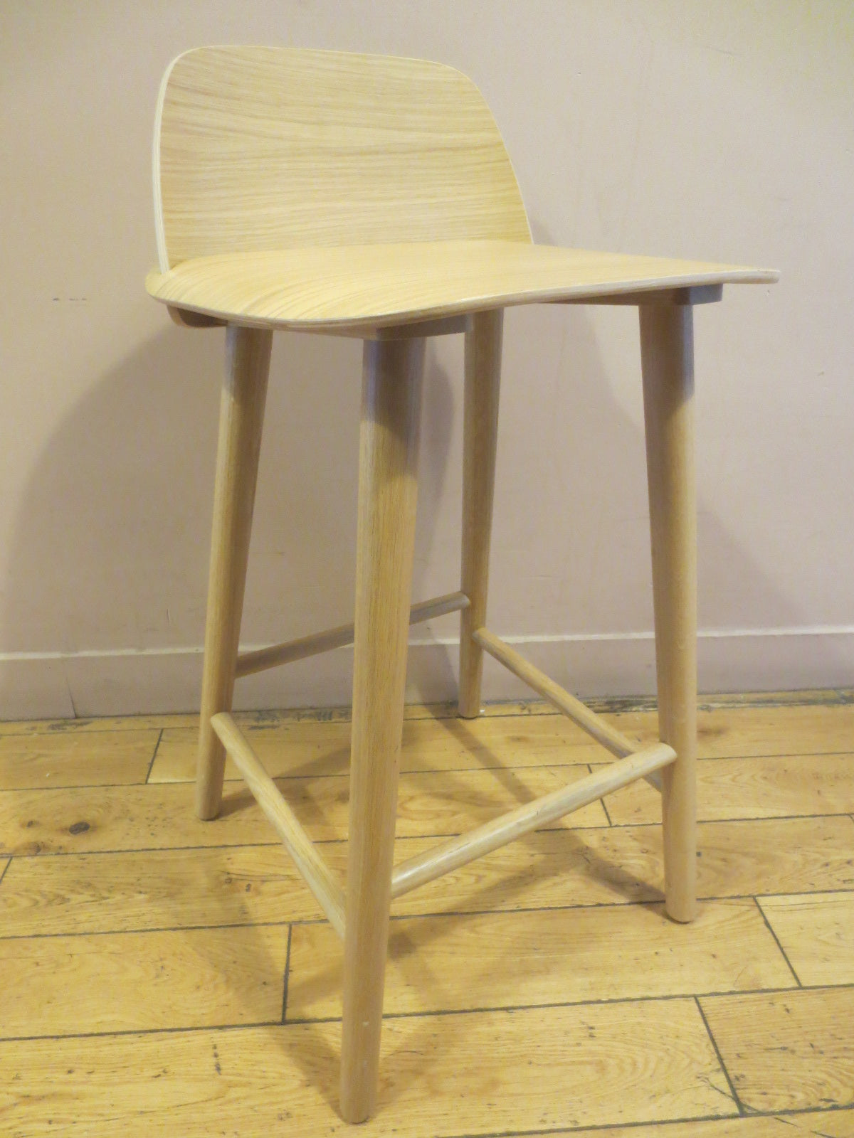 Muuto Nerd Counter Height Stool in Oak