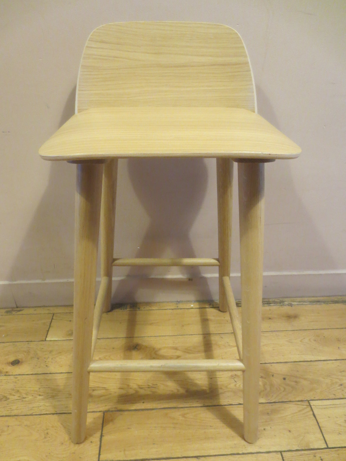 Muuto Nerd Counter Height Stool in Oak