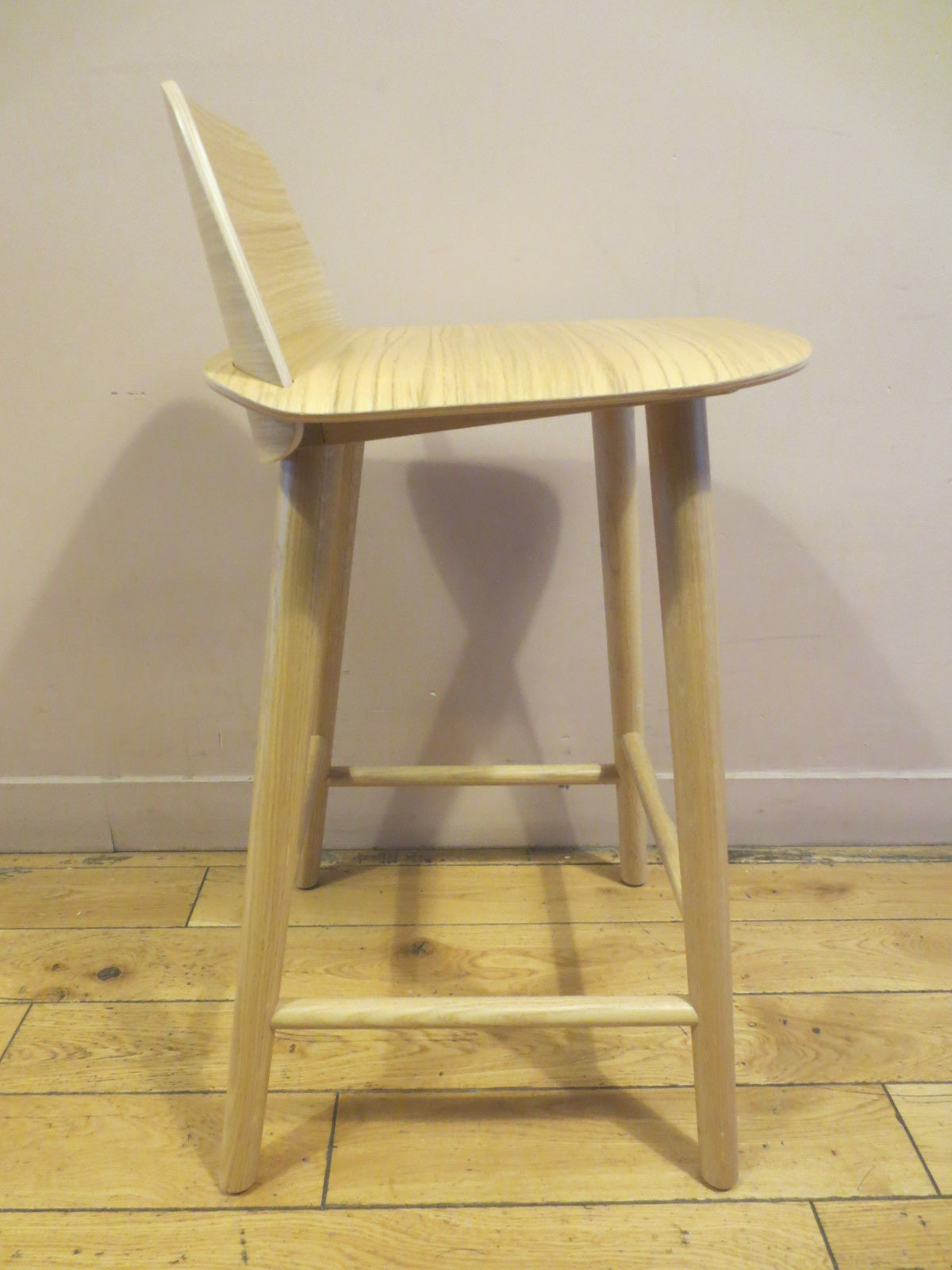 Muuto Nerd Counter Height Stool in Oak