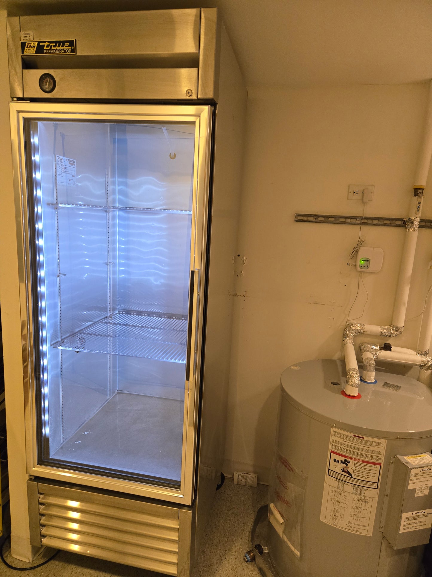 True T-23-G Reach-In 23 cu. ft. Glass Door Commercial Refrigerator