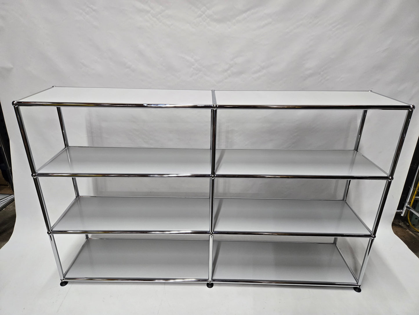 USM Haller 2x3 6-Shelf Bookcase in Light Grey