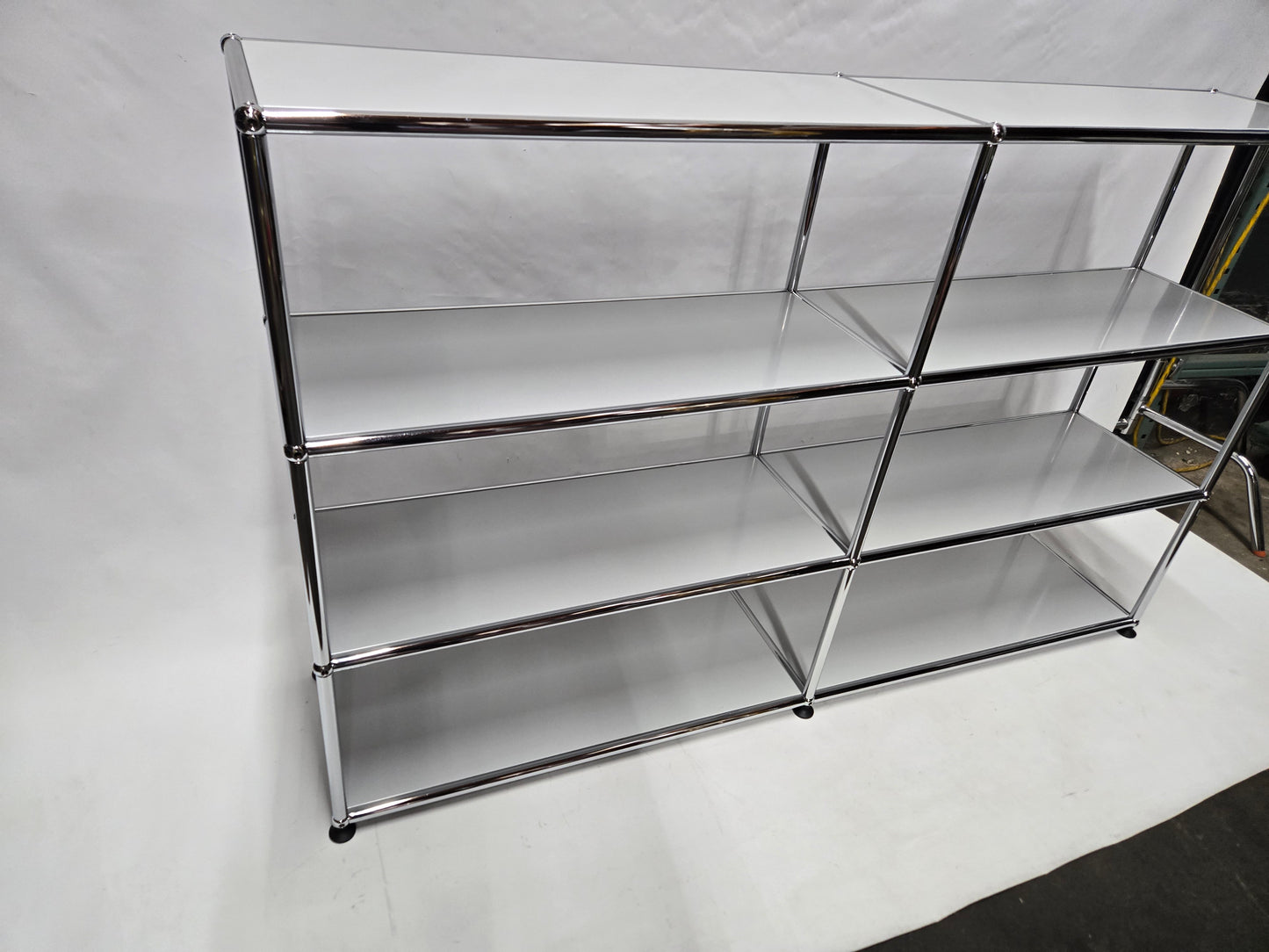 USM Haller 2x3 6-Shelf Bookcase in Light Grey