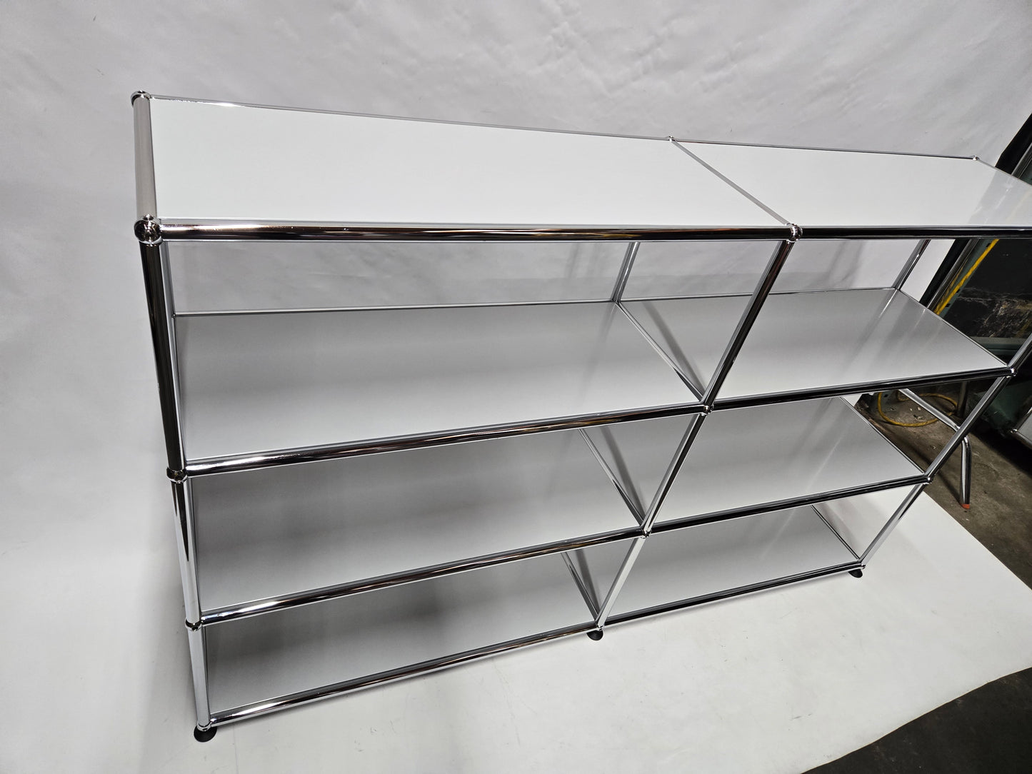 USM Haller 2x3 6-Shelf Bookcase in Light Grey