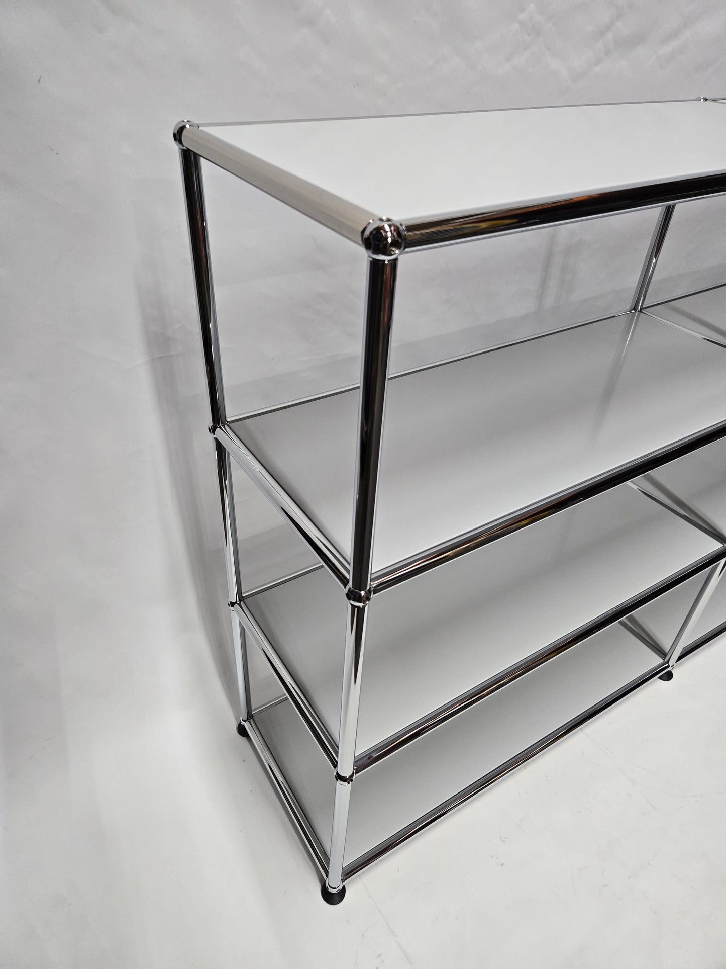 USM Haller 2x3 6-Shelf Bookcase in Light Grey