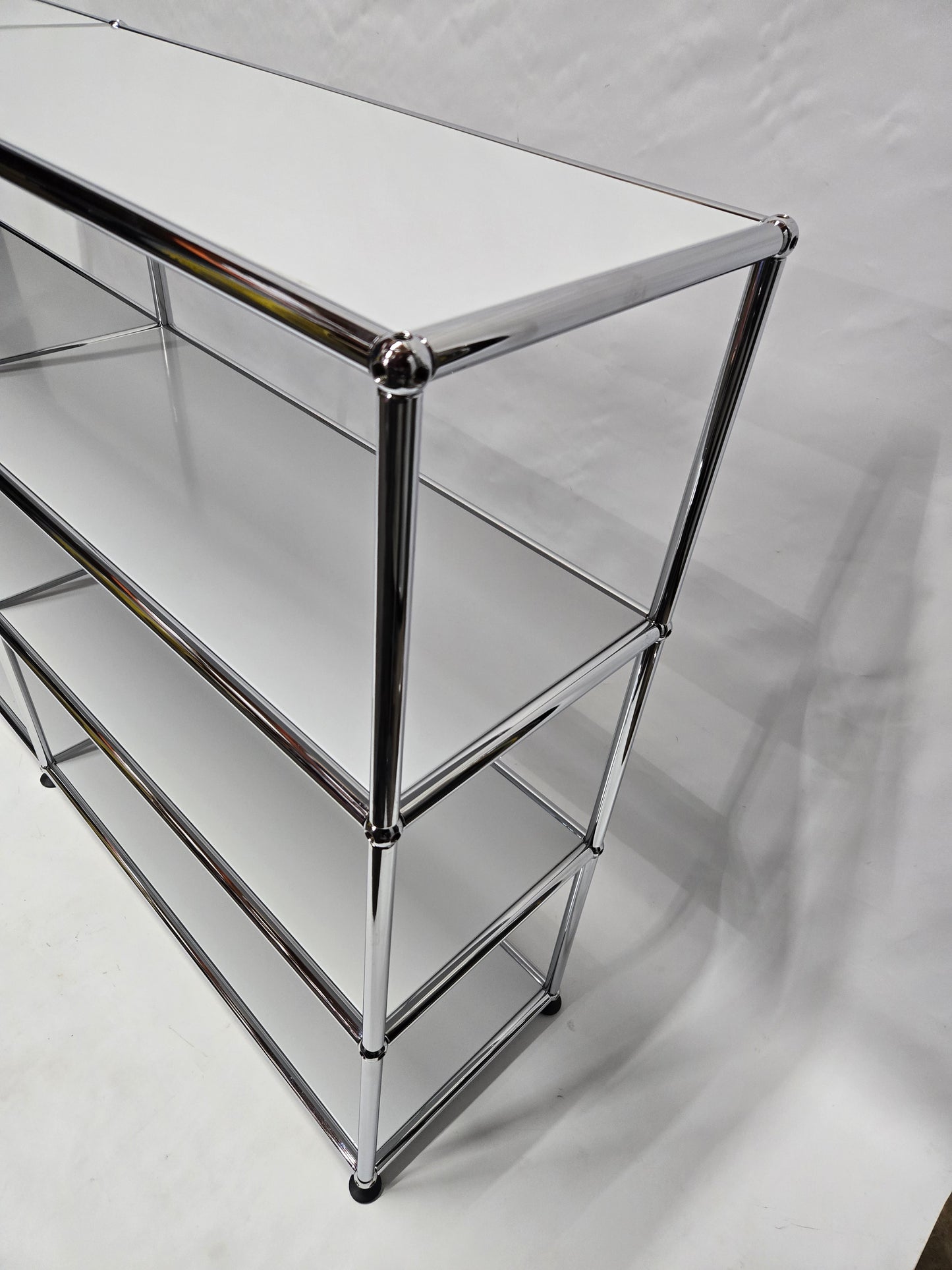 USM Haller 2x3 6-Shelf Bookcase in Light Grey