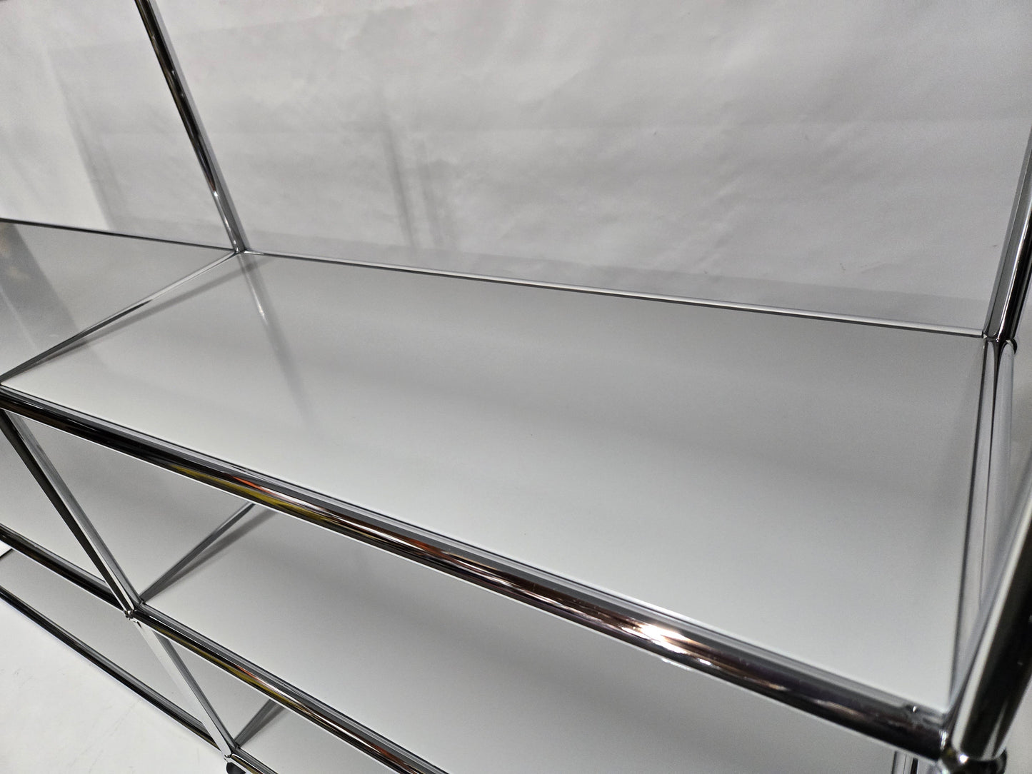 USM Haller 2x3 6-Shelf Bookcase in Light Grey