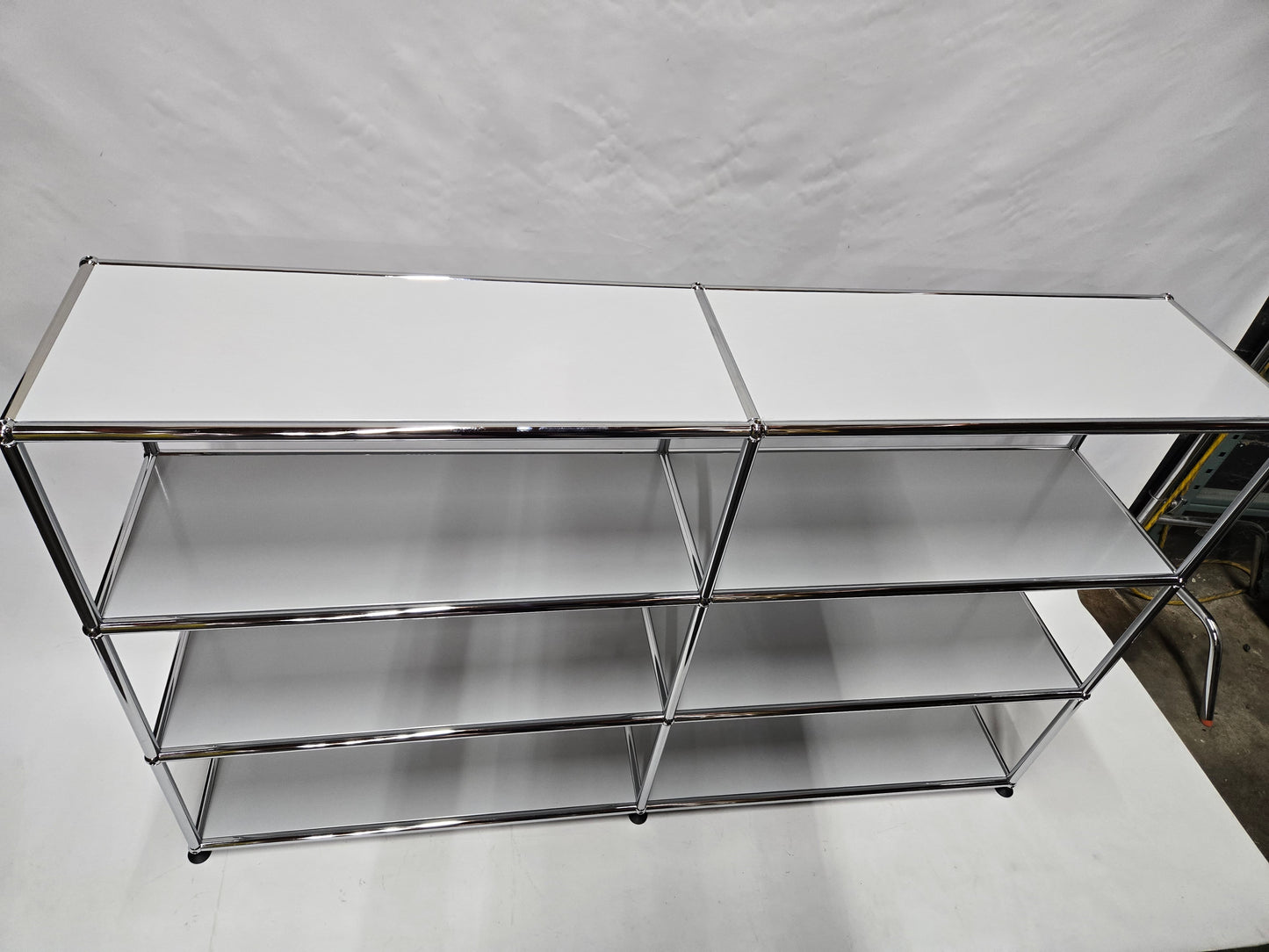 USM Haller 2x3 6-Shelf Bookcase in Light Grey